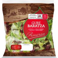 Lechuga-Lollo rojo EUSKO LABEL PRIMERAN, bolsa 140 g