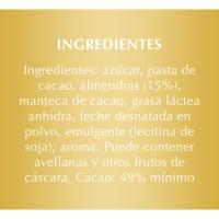 Chocolate negro-almendras LINDT Oro, tableta 300 g