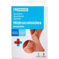 Apósitos ampollas EROSKI, caja 8 uds