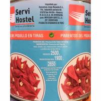 Pimiento de piquillo en tiras SERVIHOSTEL, lata 3 kg