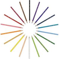 Lápices de colores surtidos acuarelables Kids Aquacouleur BIC, Caja 24 uds