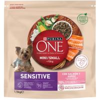 PURINA ONE txakur delikatuentzako elikagai lehorra, zakua 1,5 kg