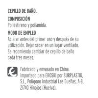 Cepillo de baño belle, pack 1 unid.