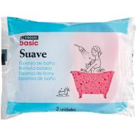 Esponja suave EROSKI BASIC, pack 2 uds
