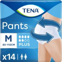 TENA plus inkontinentzia pant xurgatzaileak, M neurria, paketea 14 ale