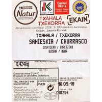 Churrasco de Ternera EUSKAL OKELA EROSKI Natur, bandeja aprox. 500 g