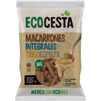 Macarrones de espelta integral bio ECOCESTA, bolsa 500 g