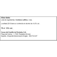 Vino Tinto Empordá JARDINS, botella 75 cl