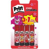 Barra adhesiva de 11gr PRITT, Pack 3+1 uds