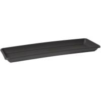 Plato de maceta en pvc antracita,  Ø40 cm ARTEVASI, 1 ud