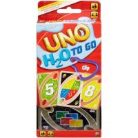 Juego de cartas UNO H20 To Go, resistente al agua, edad rec: +7 años MATTEL GAMES