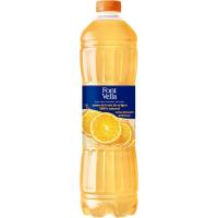Agua con zumo de naranja FONT VELLA, botella 1,15 litros