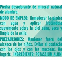 Desodorante piedra de alumbre BELLE, bote 60 g