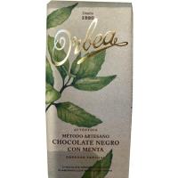 Chocolate negro con menta ORBEA, tableta 125 g