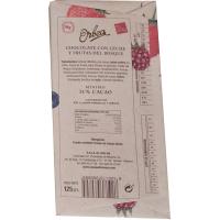 Chocolate con leche-frutas del bosque ORBEA, tableta 125 g
