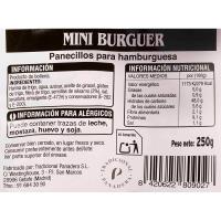 Mini burguer TRADIPAN, bolsa 250 g