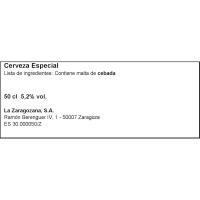 Cerveza artesana alemana GREVENSTEINER, botellín 50 cl