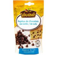 Pepitas de chocolate con leche VAHINÉ, bolsa 100 g