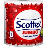 Papel de cocina jumbo SCOTTEX, paquete 1 rollo