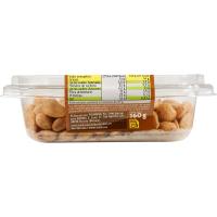 Almendras marconas repeladas fritas EROSKI, tarrina 160 g