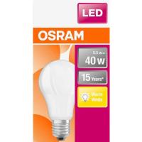 Bombilla Led E27 estandar 5,5W luz cálida (2700K) OSRAM, 1 ud