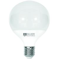 Bombilla Led globo E27 12W 3K luz cálida (3000k)SILVER, 1 ud