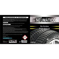 Limpiador abrillantador de neumáticos, sin ácidos, brillo natural UNYCOX, 750 ml