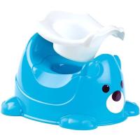 Orinal ergonómico con forma de osito en color azul, muy resistente MOLTO