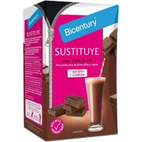 Batido de choco BICENTURY SUSTITUYE, 5 sobres, caja 225 g