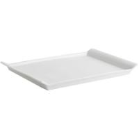 Fuente llana gastro porcelana blanca, 36cm