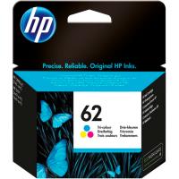 Cartucho de tinta original tricolor, C2P06AE, 62 HP, 1 ud
