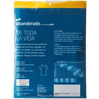 Camiseta interior infantil sin mangas de algodón, blanco ABANDERADO, talla 8