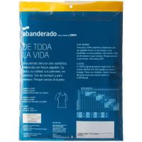 Camiseta interior infantil sin mangas de algodón, blanco ABANDERADO, talla 12