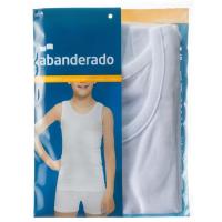 Camiseta interior infantil sin mangas de algodón, blanco ABANDERADO, talla 10