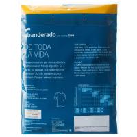 Camiseta interior infantil manga corta de algodón, blanco ABANDERADO, talla 4
