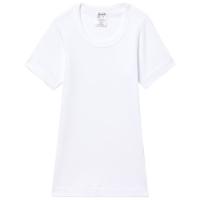 Camiseta interior infantil manga corta de algodón, blanco ABANDERADO, talla 6