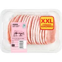 Filetes lomo cerdo formato ahorro XXL EROSKI, bandeja aprox. 1.2 kg
