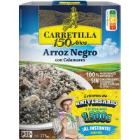 Arroz negro con calamares CARRETILLA, bandeja 300 g
