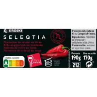 Pimiento del cristal EROSKI SELEQTIA, frasco 170 g