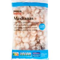 Gamba pelada mediana EROSKI BASIC, bolsa 320 g