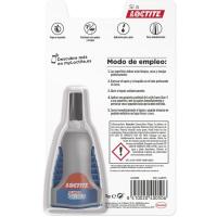 Adhesivo super glue-3 control, aplicación gota a gota, multimaterial LOCTITE, 3 gr