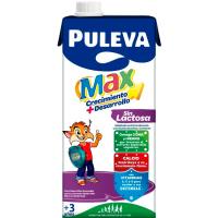 Leche infantil sin lactosa con omega 3 PULEVA, brik 1 litro