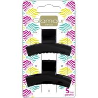 Pinza clásica mediana GLAMOUR, pack 2 uds.