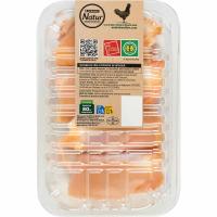 Contramuslos de pollo con piel EROSKI NATUR, bandeja aprox. 500 g