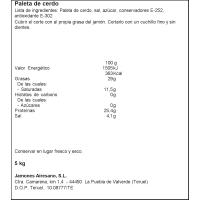 Paleta de Teruel 8 estaciones D.O. AIRESANO, pieza aprox. 5 kg