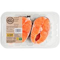 Rodaja de salmón EROSKI NATUR GGN, bandeja 300 g