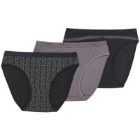 Braga mujer algodón elástico, surtido negro/gris talla M DIM, pack 3 uds