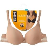 Sujetador mujer con aro y relleno, piel DIM, talla 100B