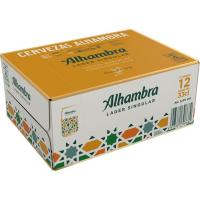 Cerveza ALHAMBRA SINGULAR Larger, pack lata 12x33 cl