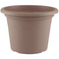 Maceta en pvc redonda Venezia, color topo, 30 cm ARTEVASI, 1 ud